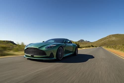Aston Martin DB12 aston martin db12 driving on road