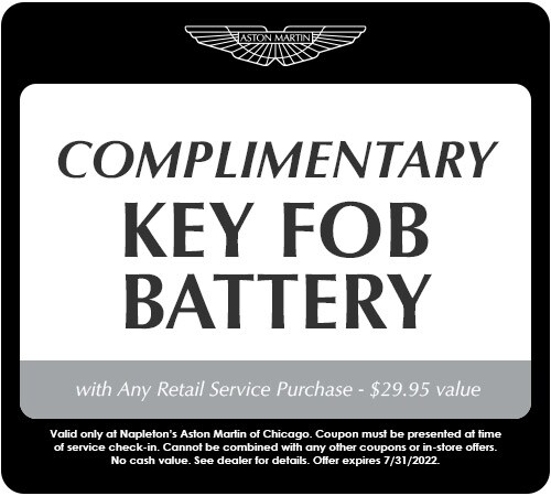 Complimentary Key Fob Battery