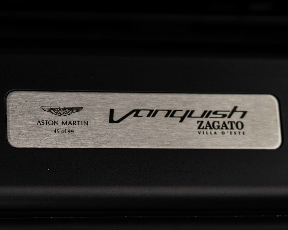 Aston Martin Vanquish Zagato 45 of 99 Aston Martin Vanquish Zagato 45 of 99