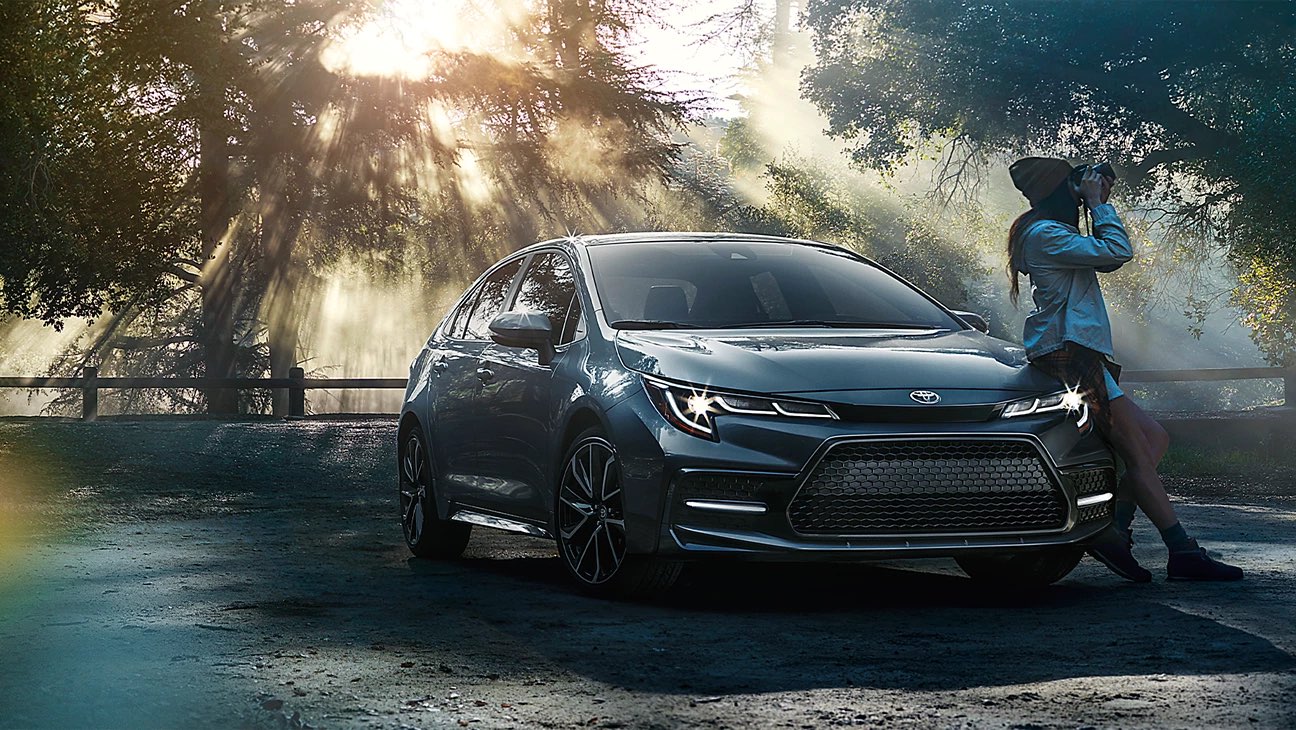 2022 Toyota Corolla Sedan front exterior view in Huntsville, TX-1.jpg