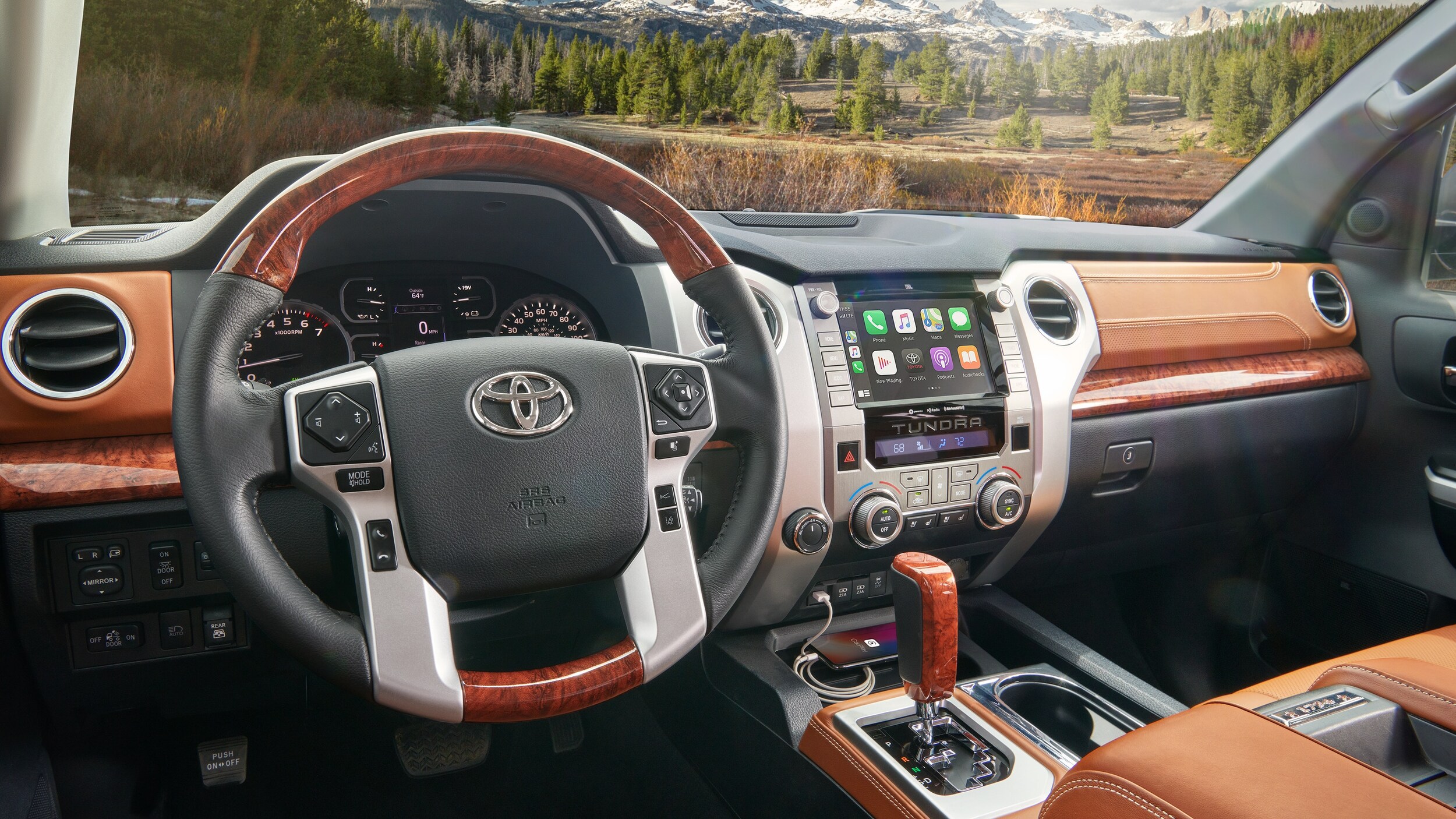 Interior of 2021 Toyota Tundra Huntsville, TX.png