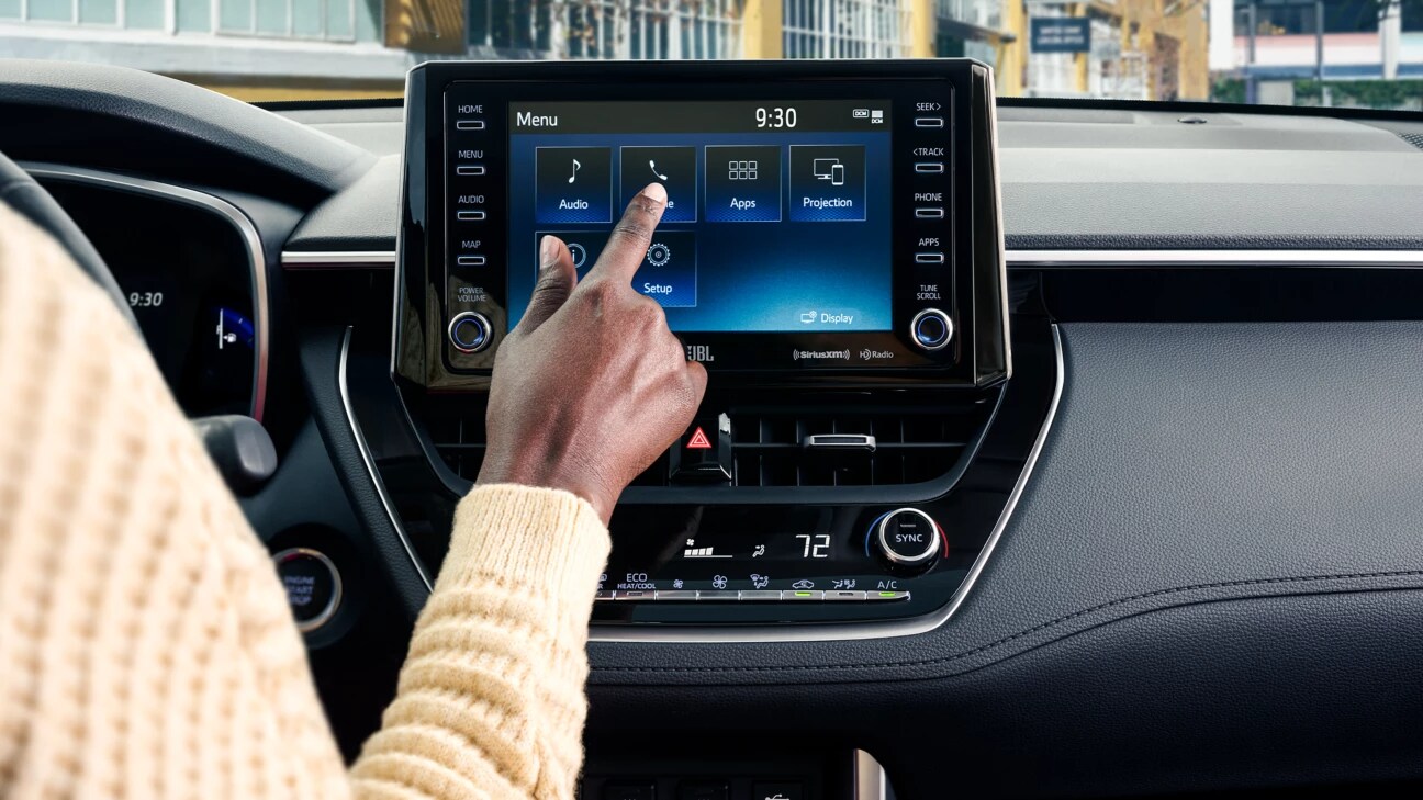 2022 Corolla Cross Technology Features serving Dallas
