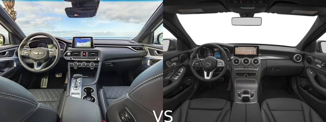 Genesis G70 vs Mercedes-Benz C-Class Interior.jpg