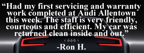 Audi Allentown Customer Testimonials