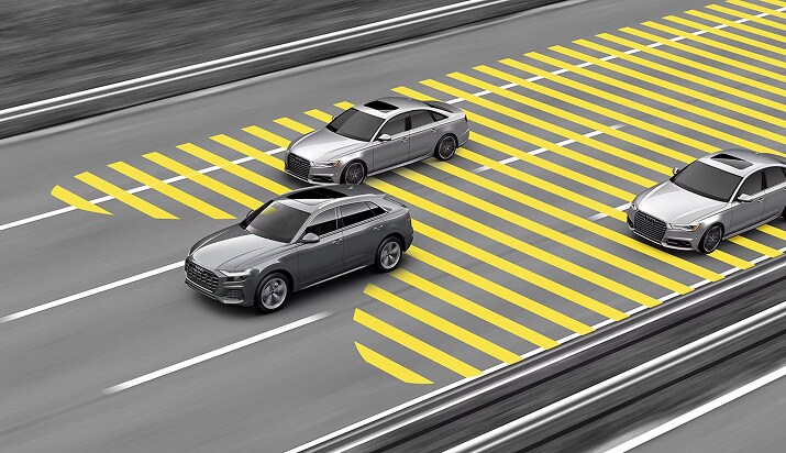 Audi side assist with pre sense rear