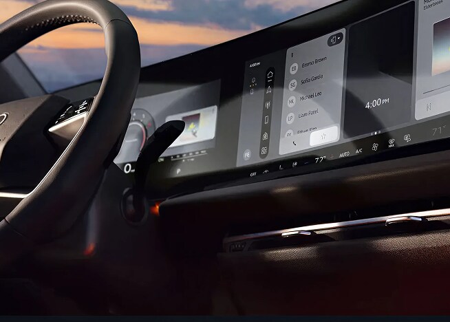 Audi A5 MMI touch display interior cockpit view