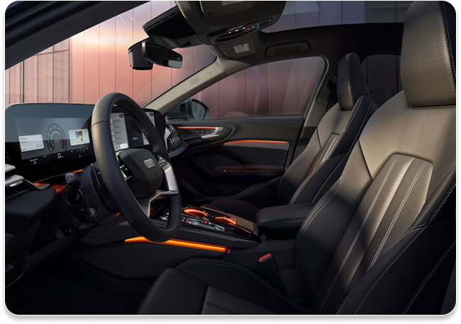 Audi A5 ventilated sport seats from warm weather package