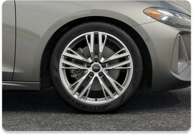 Audi A5 19-inch wheel design close-up