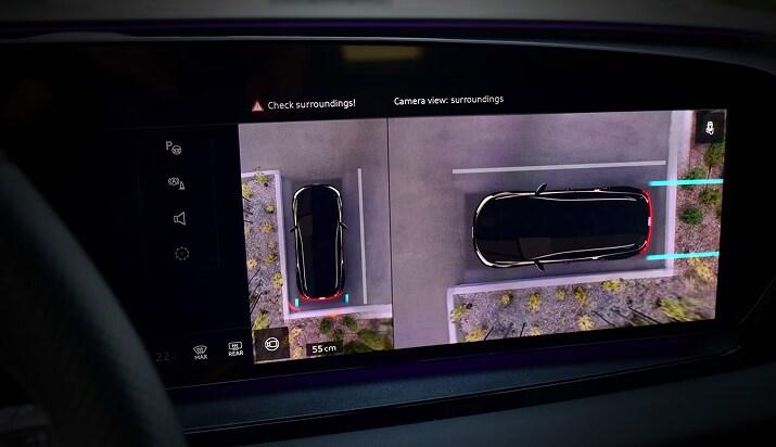 Top view camera system