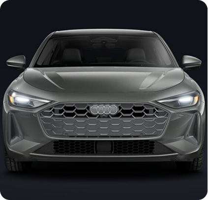 Audi A5 front view in silver