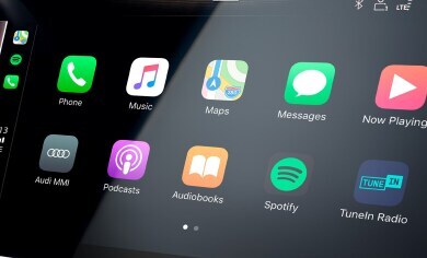 Audi smartphone interface