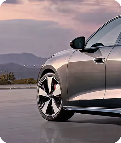 Audi A5 rear quarter view showing sweeping roofline