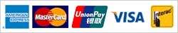 Accepting AMEX, Master Card, Union Pay Card, Visa and Interac Accepting AMEX, Master Card, Union Pay Card, Visa and Interac