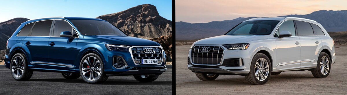 2025 Audi Q7 vs 2024 Audi Q7