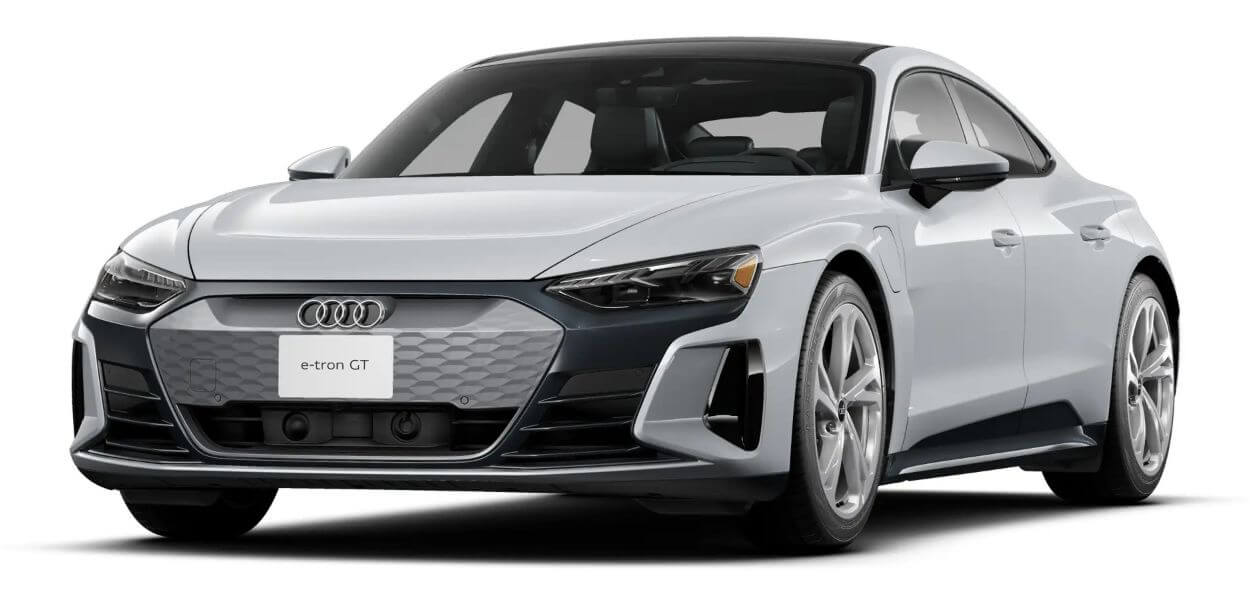 2022 Audi e-tron GT in Suzuka Gray metallic