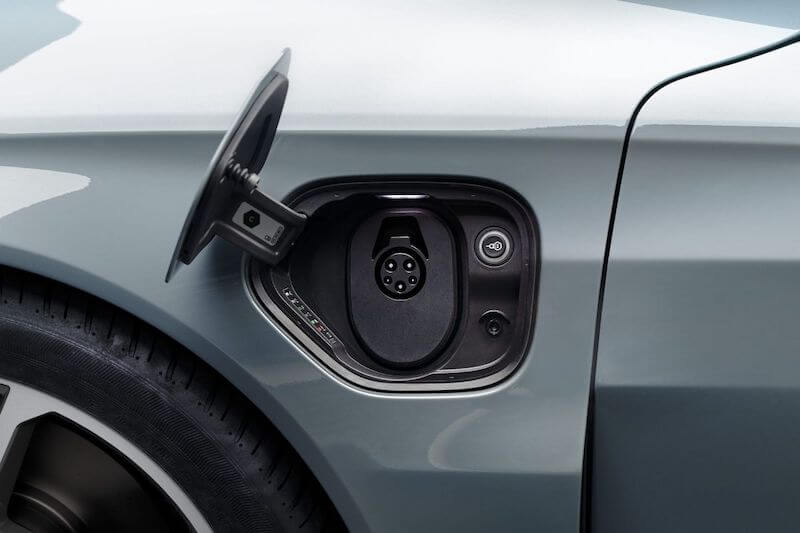 Audi e-tron GT charging port