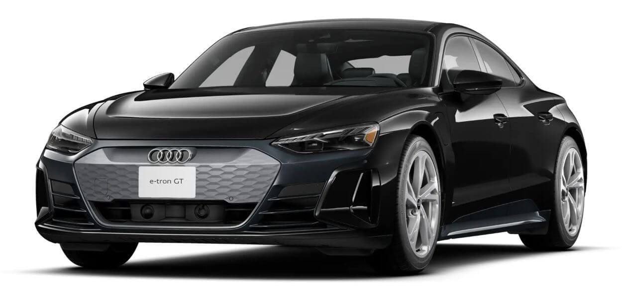 2022 Audi e-tron GT in Mythos Black metallic