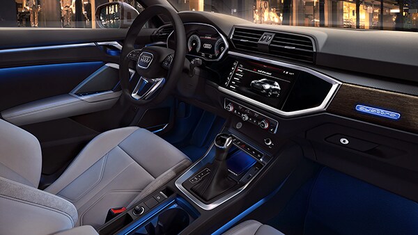 2022 Audi Q3 available interior led lighting