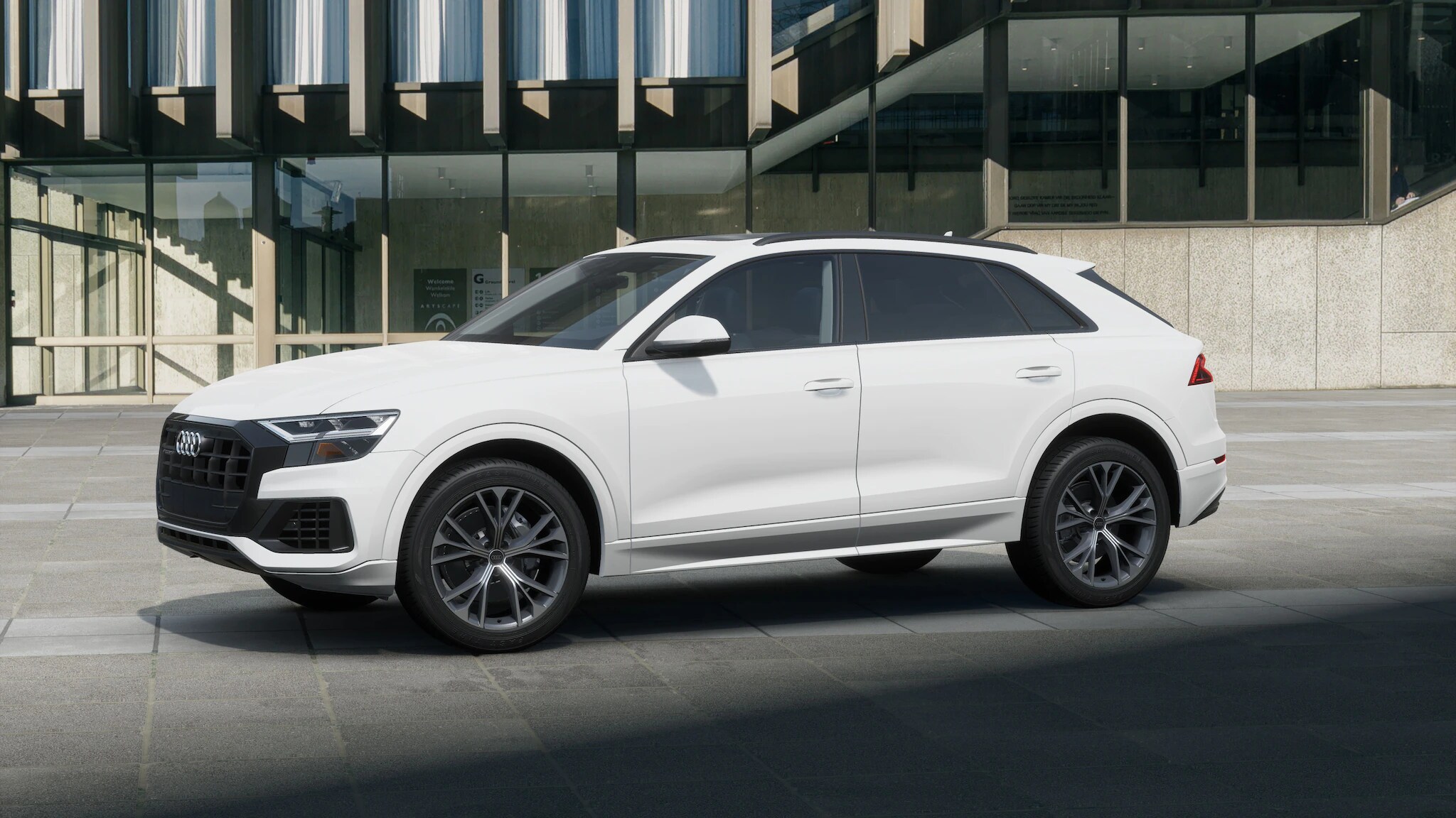 2022 Audi Q8 available black optic package