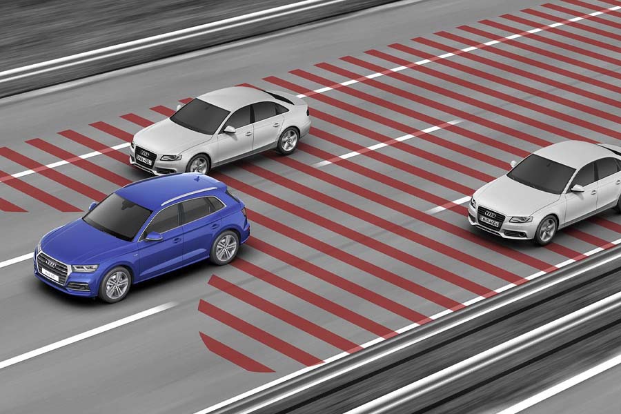 2025 Audi SQ6 Audi side assist with pre sense® rear.