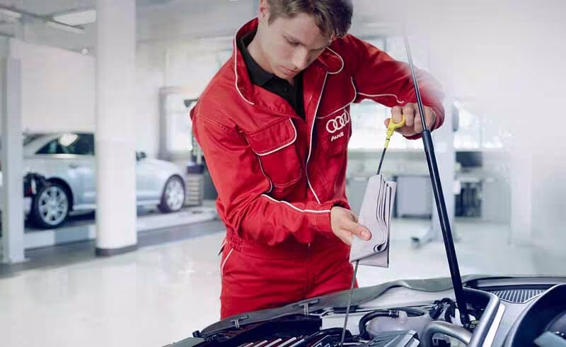 Check Audi Oil, Cary, NC