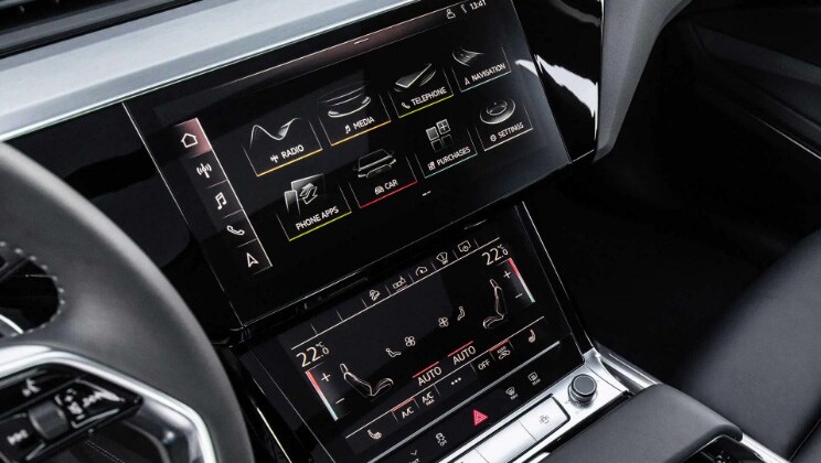 2023 Audi e-tron Sportback MMI Touch Response Display