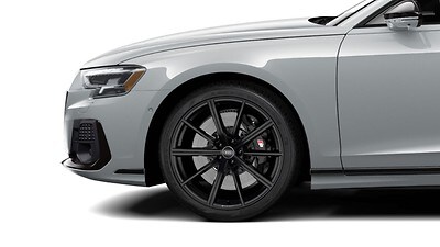 gray Audi A8, side profile, front wheel featured