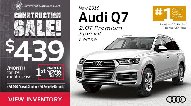 Audi Dallas Lease Specials Amp Featured Incentives Dallas