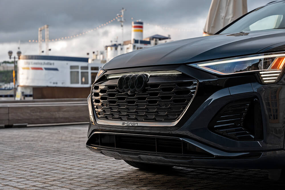 Entretien de la batterie du véhicule électrique. Audi Q8 e-tron. Audi de Québec.