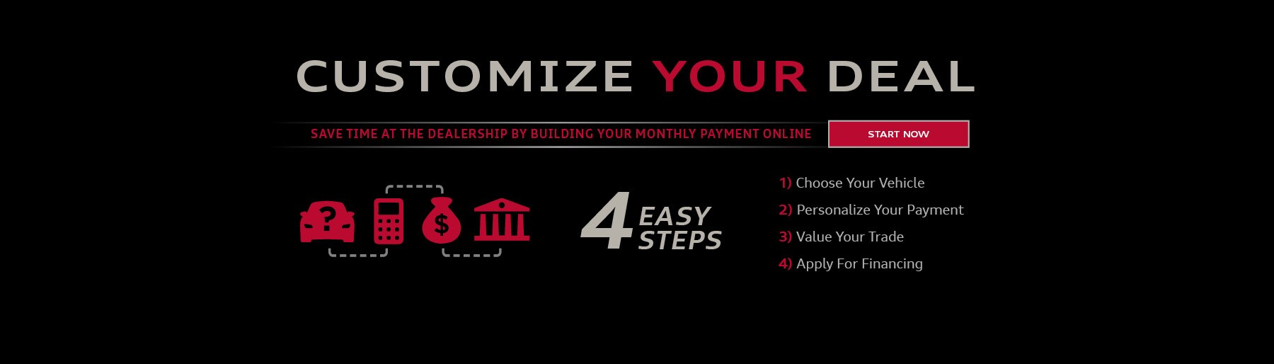 Customize Your Deal Online