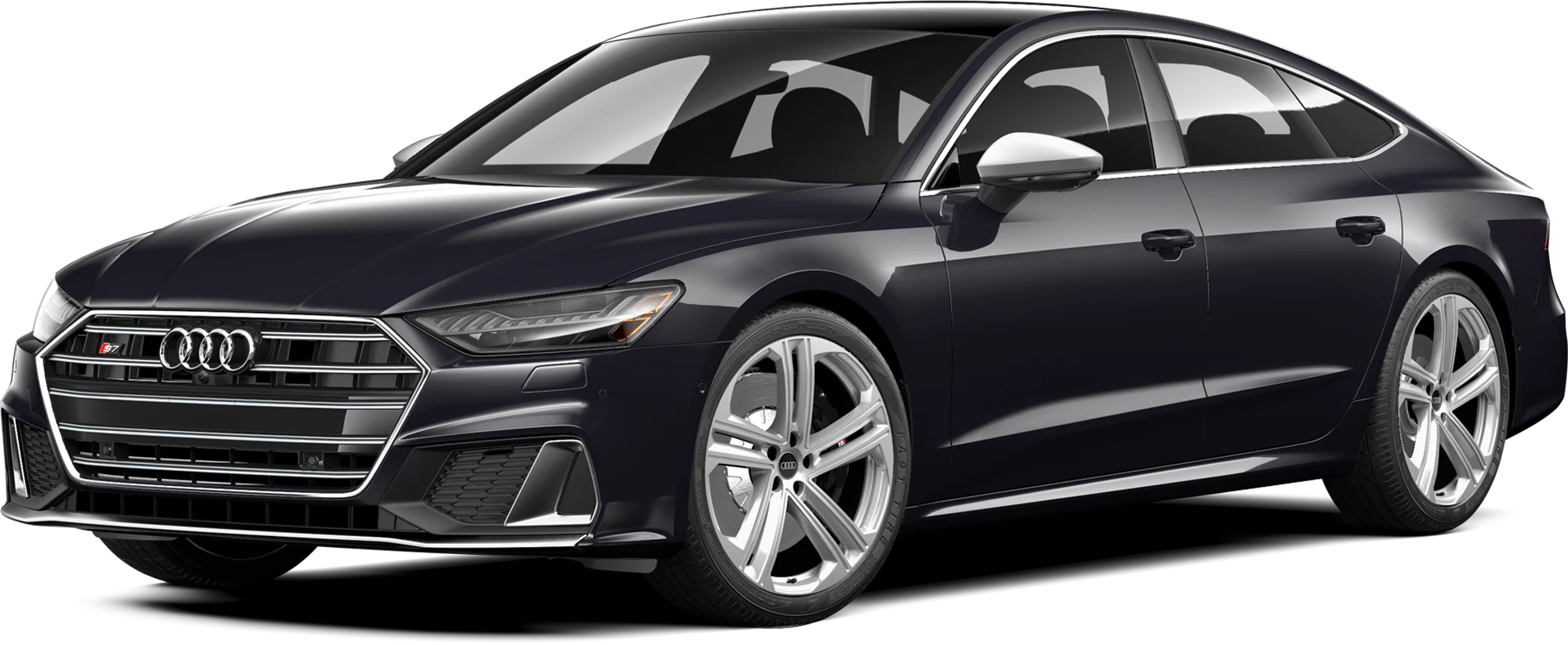 black Audi S7 sports sedan