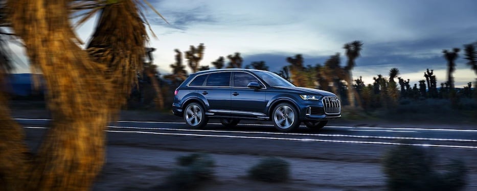 2021 Audi Q7 Audi Q7 exterior driving highway