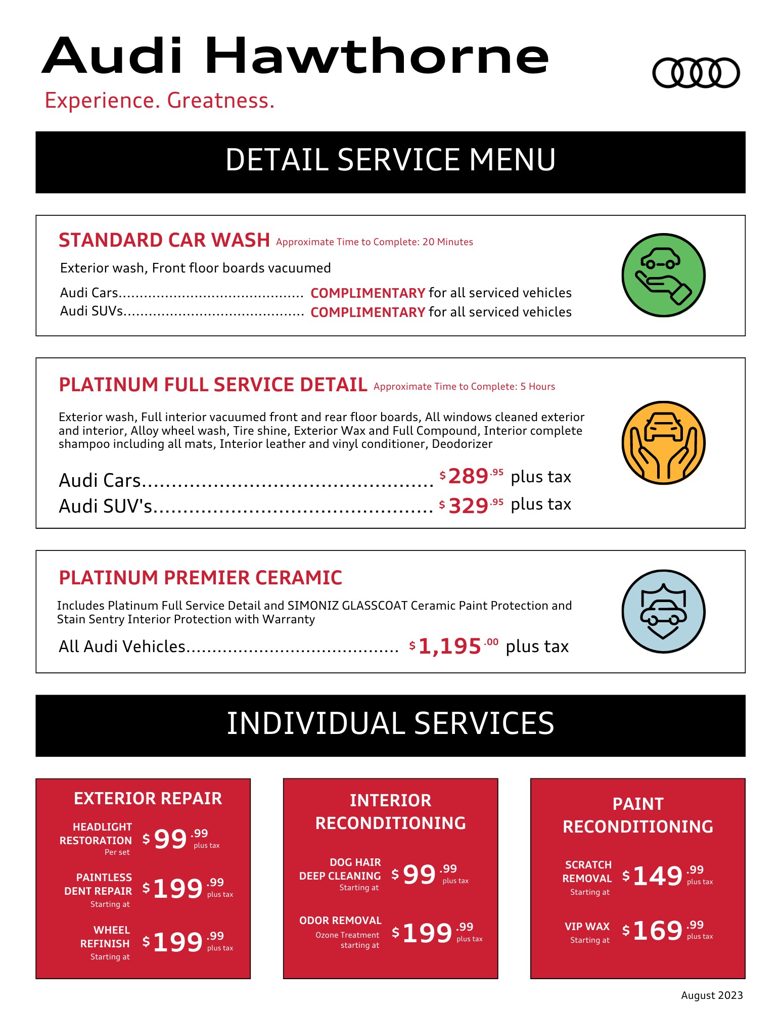 Detail Specials Audi Hawthorne