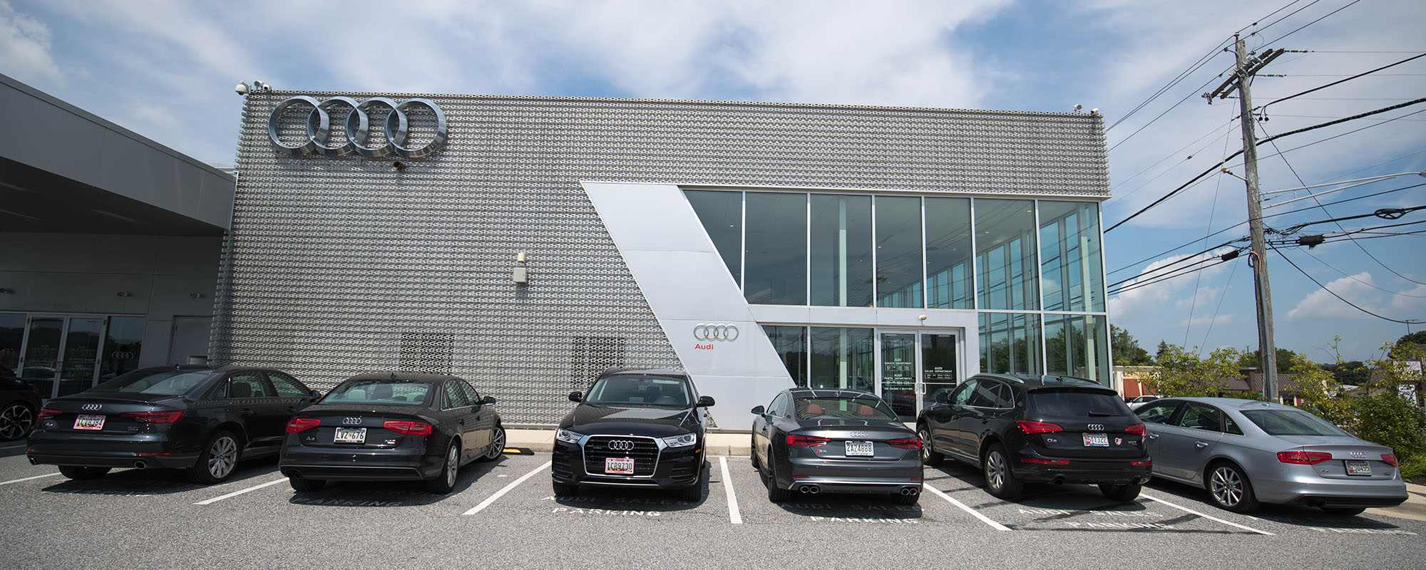 Audi Hunt Vallley Outside view of Audi Hunt Valley