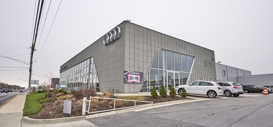 Baltimore Area Audi Dealership Exterior view of Audi Hunt Valley Serving Baltimore