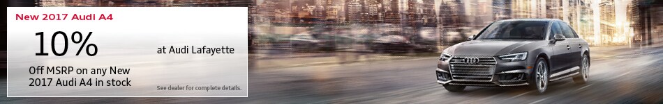 2017 Audi A4 Offer at Audi Lafayette