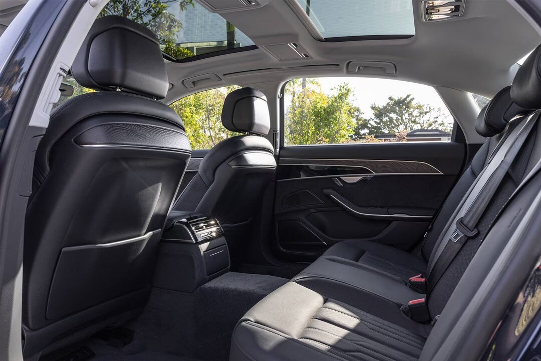 Vue intérieur de l'audi A8