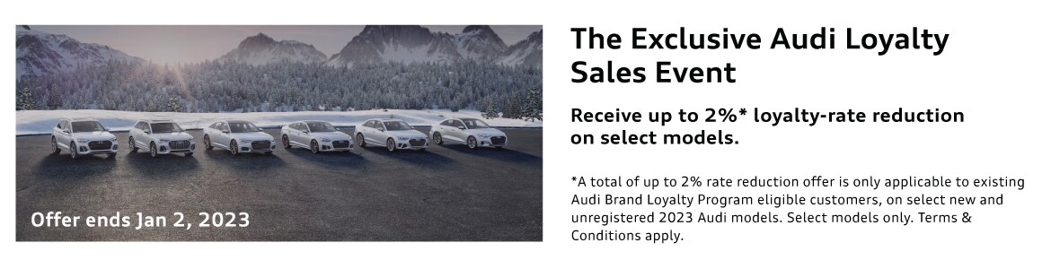 The Exclusive Audi Loyalty Sales Event at Audi Midtown Toronto