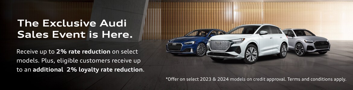 Audi Exclusive Sales Event is here at Audi Midtown Toronto