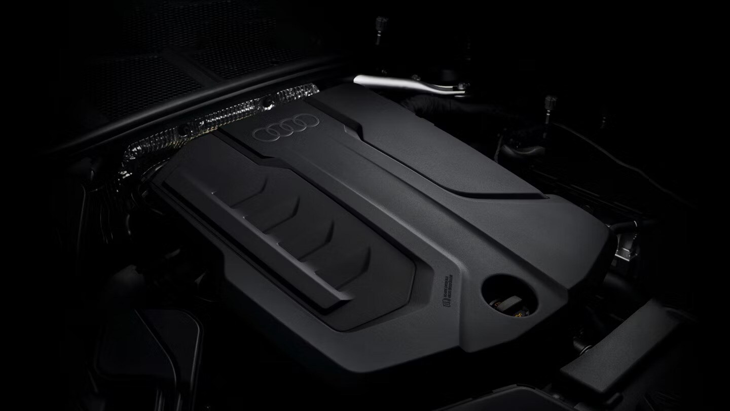 2025 Audi A5 carving through a corner