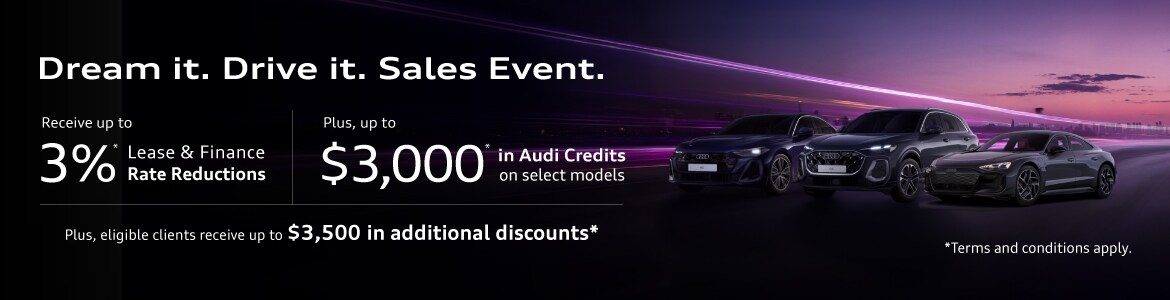 Dream it Drive It Sales Event at Audi Midtown Toronto