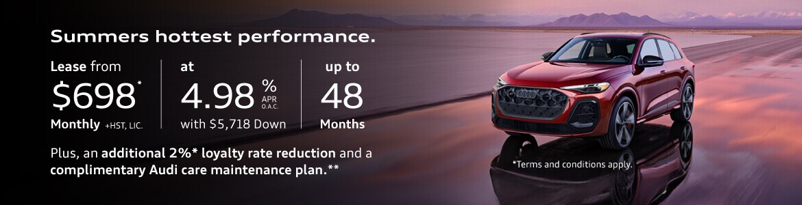 Summer's Hottest Performance Sales Event at Audi Midtown Toronto