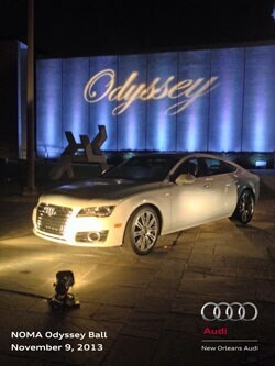 New Orleans Audi at the NOMA Odyssey Ball on November, 9, 2013