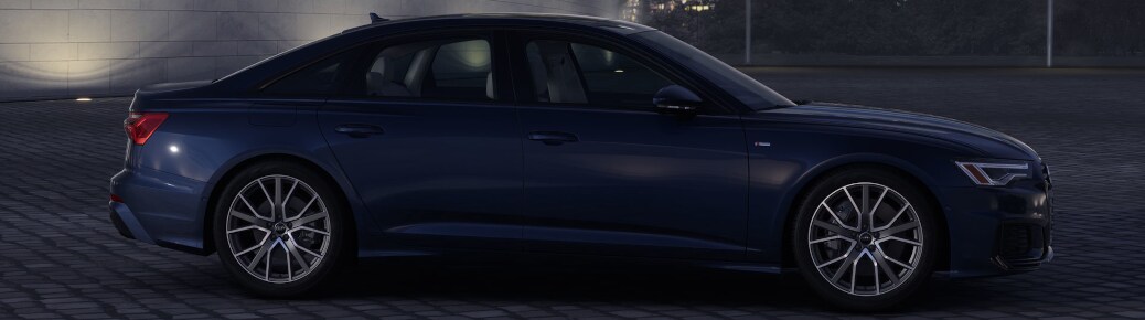 2023 Audi A6 Side view at night