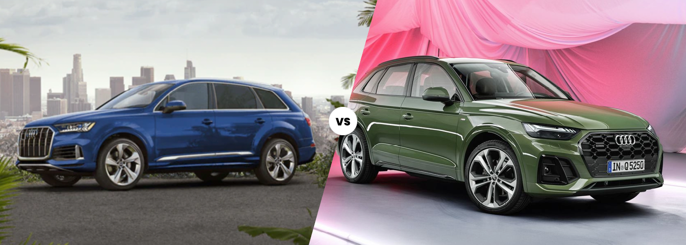 2021 Audi Q7 vs 2021 Audi Q5