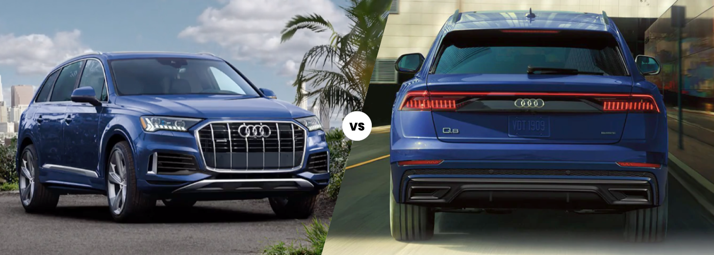 2020 Audi Q7 vs 2020 Audi Q8