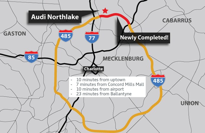 Interstate 485 Map