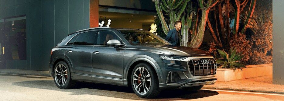 Audi car parked
