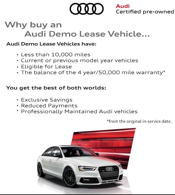 Audi Demo Lease Vehicles