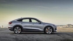 2020 Audi e-tron Sportback profile view 2020 Audi e-tron Sportback in Ontario